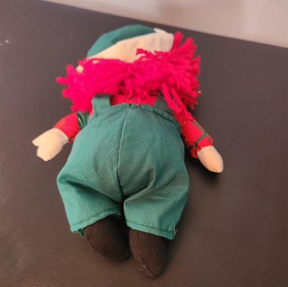 Handmade Raggedy Andy 8" Plush Bean Bag Doll No Tags - Picture 3 of 5